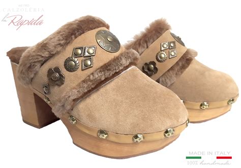 zoccoli con pelo gucci|Scarpe Donna Firmate: Scarpe di Lusso .